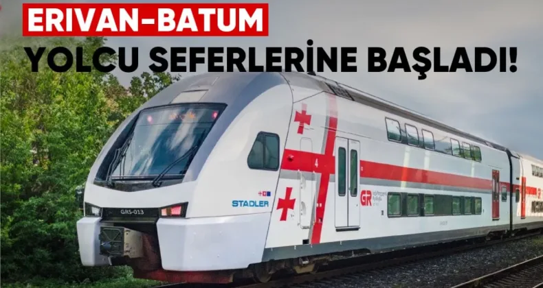 Erivan-Batum Yolcu Treni Seferlerine Başladı