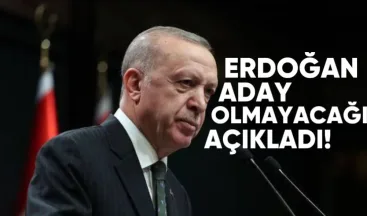 Erdoğan, Bir Dönem Daha Aday Olmayacağını Açıkladı