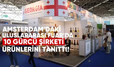 Amsterdam’daki Uluslararası Fuar’da 10 Gürcü Şirketi Ürünlerini Tanıttı