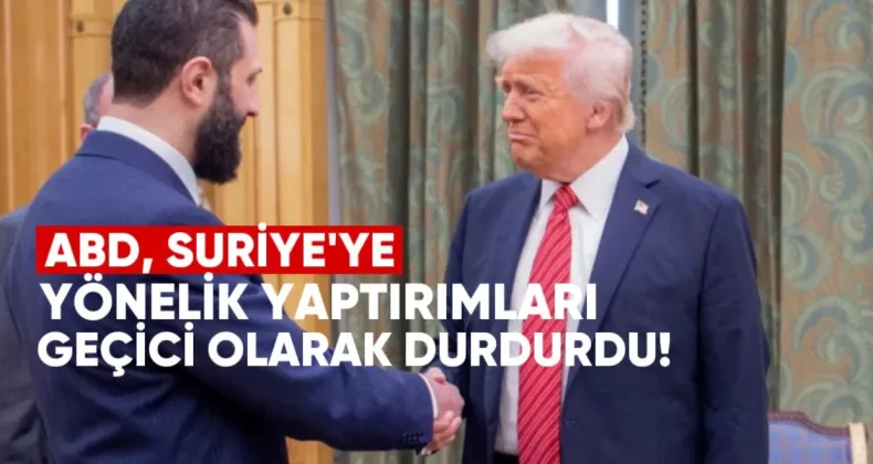 ABD, Suriye’ye Yönelik Yaptırımları Geçici Olarak Hafifletti