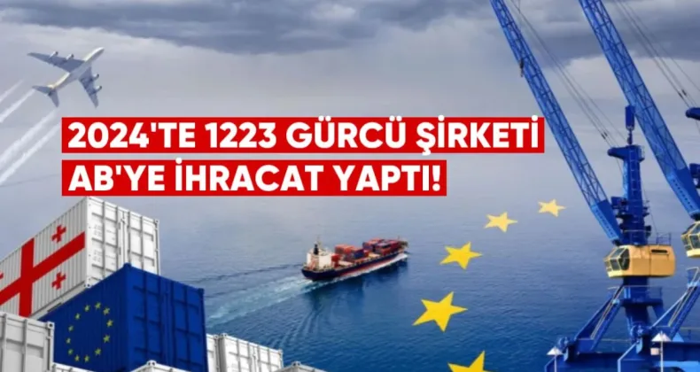 2024’te 1223 Gürcü şirketi AB’ye ihracat yaptı
