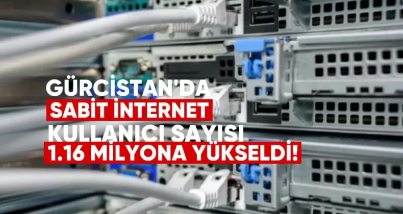 Gürcistan’da sabit internet kullanıcı sayısı 1.16 milyona yükseldi