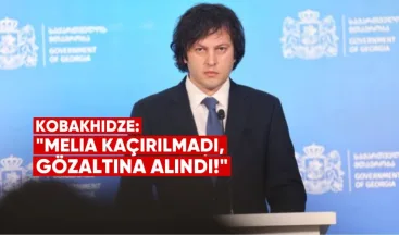 Kobakhidze: Melia kaçırılmadı, yasaya göre gözaltına alındı