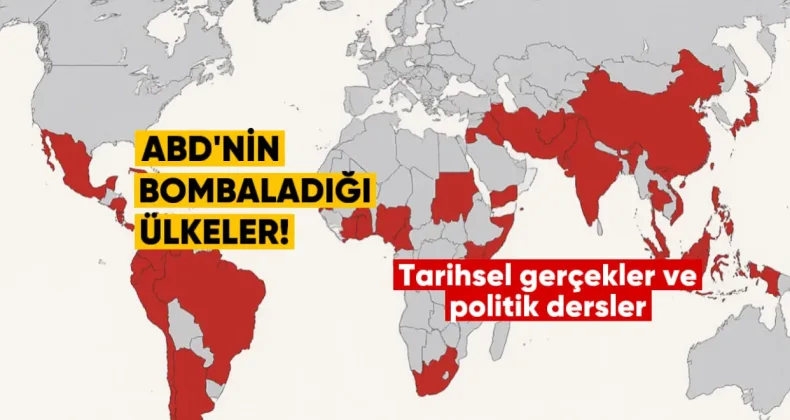 ABD’nin 1945-2025 Arasında Bombaladığı Ülkeler: Tarihsel Gerçekler ve Politik Dersler