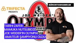 Tarihi Zafer: Mamuka Nutsubidze, Joe Weider’ın Olympia Amateur Şampiyonu Oldu!