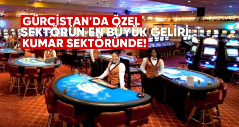 Gürcistan’da Özel Sektörün En Büyük Geliri Kumar Sektöründen Geldi