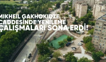 Mikheil Gakhokidze Caddesi’nde Yenileme Çalışmaları Sona Yaklaştı
