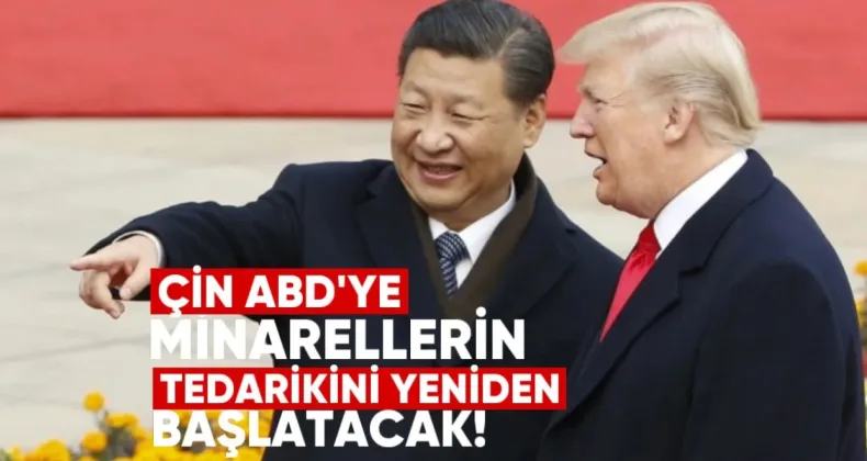 Trump: Çin, ABD’ye Nadir Minerallerin Tedarikini Yeniden Başlatacak