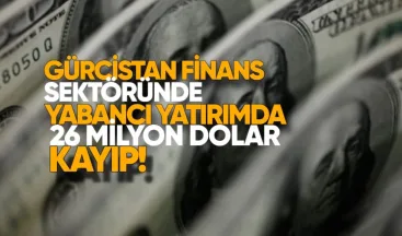 Gürcistan Finans Sektöründe Yabancı Doğrudan Yatırımda İlk Çeyrekte 26 Milyon Dolarlık Kayıp