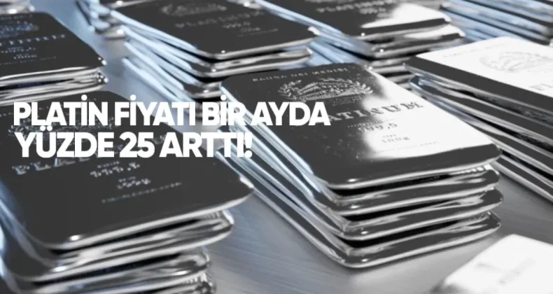 Platin fiyatı bir ayda yüzde 25 arttı: Talep patlaması ve arz krizi etkili