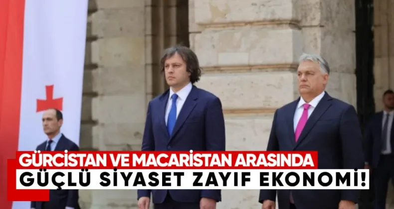 Gürcistan ile Macaristan arasında güçlü siyaset, zayıf ekonomi