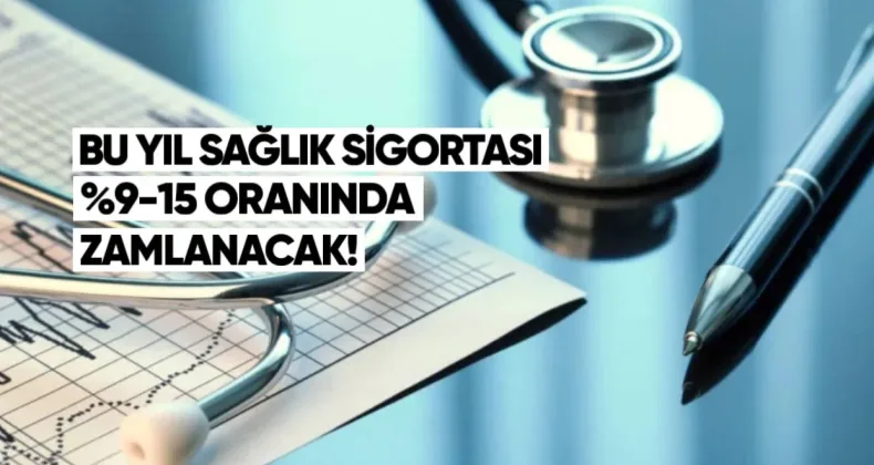 Bu yıl sağlık sigortası %9-15 oranında zamlanacak
