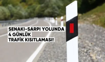 Senaki-Sarpi Yolunda 4 Günlük Trafik Kısıtlaması