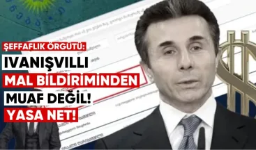 Şeffaflık Örgütü: İvanishvili Mal Bildiriminden Muaf Değil, Yasa Net