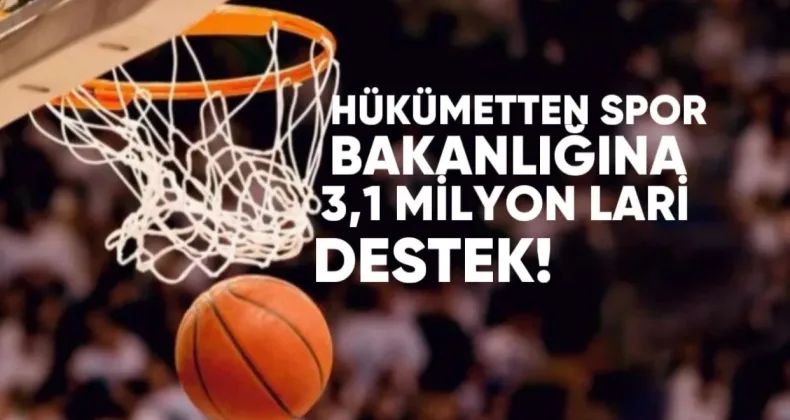 Hükümetten Spor Bakanlığına 3,1 Milyon Lari Destek