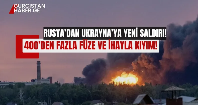 RUSYA’DAN UKRAYNA’YA YENİ SALDIRI: 400’DEN FAZLA FÜZE VE İHAYLA KIYIM!