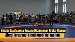 Nugzar Tsurtsumia Anısına Düzenlenen Greko-Romen Güreş Turnuvası Finali Khobi’de Yapıldı!
