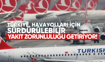 Türkiye, Havayolları İçin Sürdürülebilir Yakıt Zorunluluğu Getiriyor