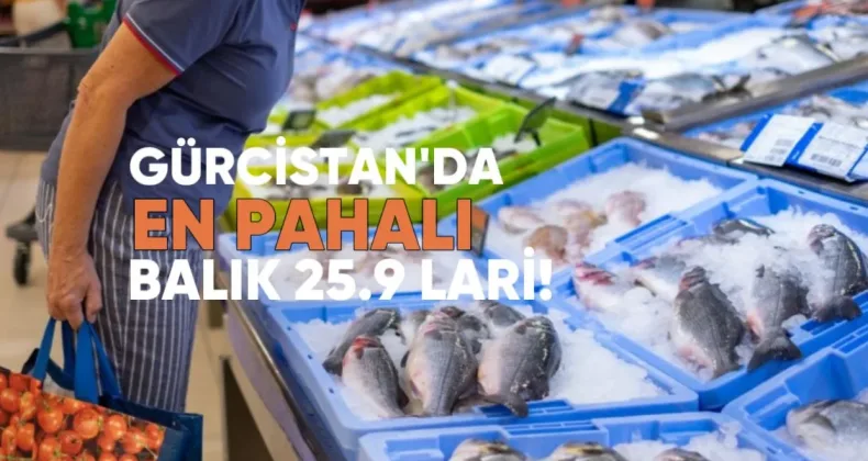 Gürcistan’da En Pahalı Balık 25.9 Lari ile Mersin Balığı Oldu