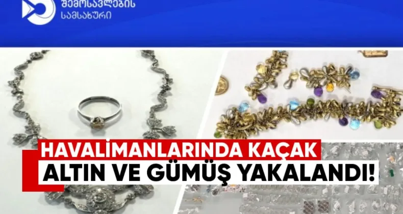 Havalimanlarında Kaçak Altın ve Gümüş Yakalandı