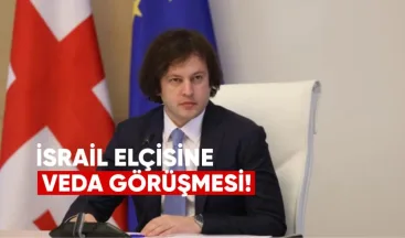 Kobakhidze’den İsrail Elçisine Veda Görüşmesi