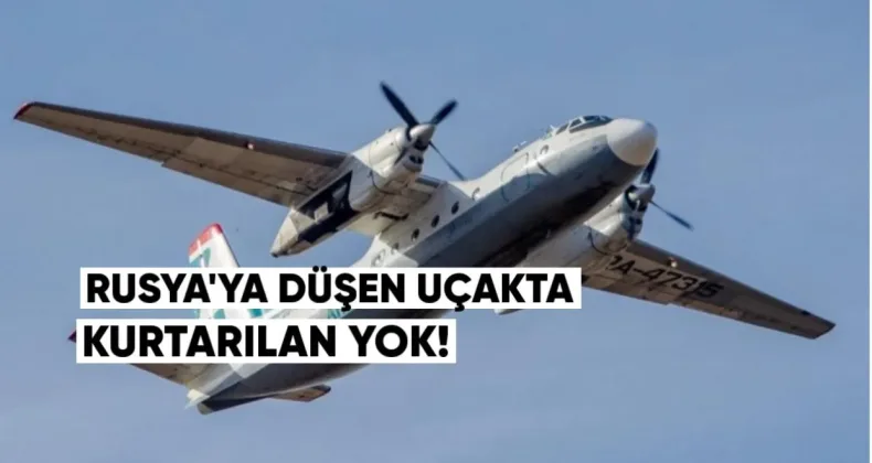 Rusya’da Düşen Uçakta Kurtulan Yok