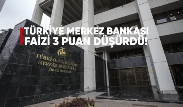 Türkiye Merkez Bankası Faizi 3 Puan Düşürdü