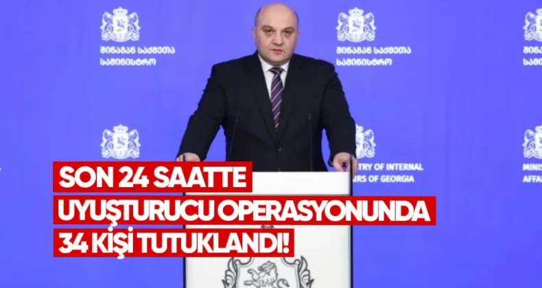 Son 24 Saatte Uyuşturucu Operasyonunda 34 Kişi Yakalandı