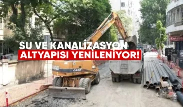 Evdoshvili Caddesi’nde Su ve Kanalizasyon Altyapısı Yenileniyor