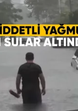 Batumi Sokakları Şiddetli Yağmur Sonrası Sular Altında Kaldı