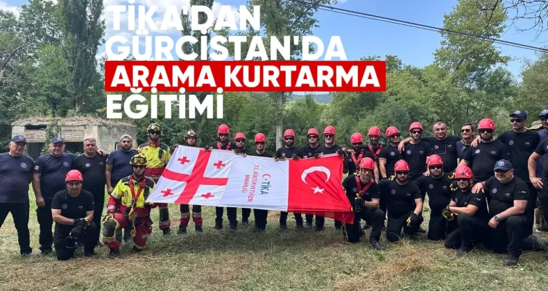 TİKA’dan Gürcistan’da Arama Kurtarma Eğitimi