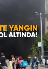 Tiflis’te Spor Sarayı Yanındaki Yangın Kontrol Altına Alındı
