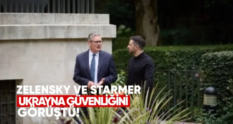 Zelenski ve Starmer Londra’da Ukrayna’nın güvenliği ve drone üretimini görüştü