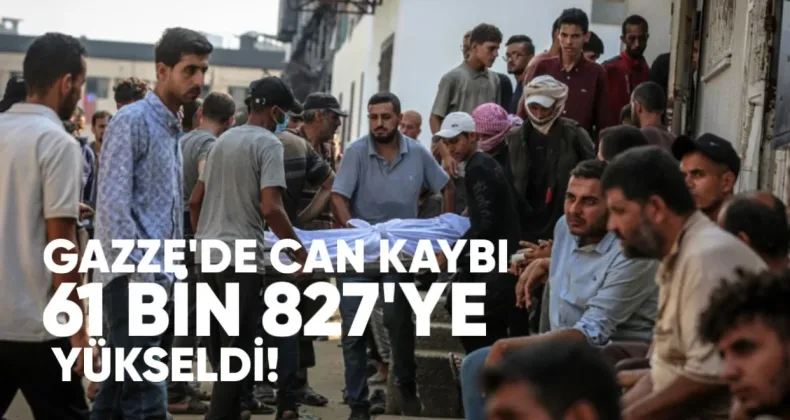 Gazze’de Can Kaybı 61 Bin 827’ye Yükseldi