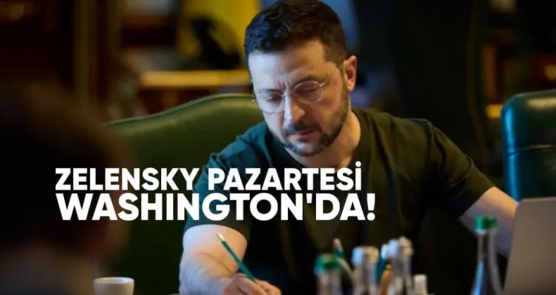 Zelenski Pazartesi Washington’da