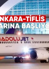 AJet Ankara-Tiflis Uçuşlarına Başlıyor