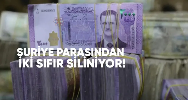 Suriye Lirasından İki Sıfır Siliniyor