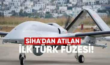 SİHA’dan atılan Türk füzesi: Dünyada ilk
