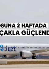 AJet filosunu 2 haftada 3 yeni uçakla güçlendirdi