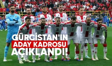 Gürcistan’ın Türkiye maçı aday kadrosu açıklandı