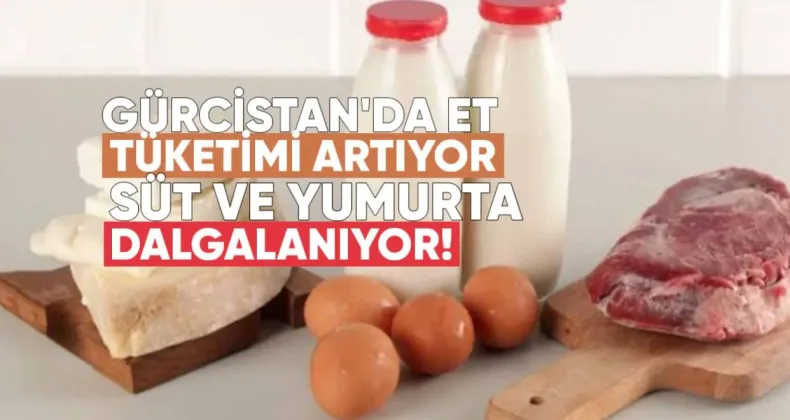 Gürcistan’da Et Üretimi Artıyor, Süt ve Yumurta Dalgalanıyor