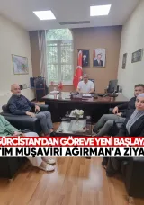 UID Gürcistan’dan Göreve Yeni Başlayan Eğitim Müşaviri Ağırman’a Ziyaret