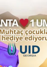 Eğitime Umut Ol: UID Gürcistan’dan Çanta ve Kırtasiye Kampanyası