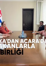 TİKA’dan Acara’da Bakanlarla İşbirliği Görüşmeleri
