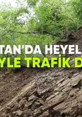 Mtskheta-Stepantsminda-Lars Yolunda Heyelan Nedeniyle Trafik Durduruldu