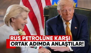 Trump ve Von der Leyen Rus Petrolüne Karşı Ortak Adımda Anlaştı