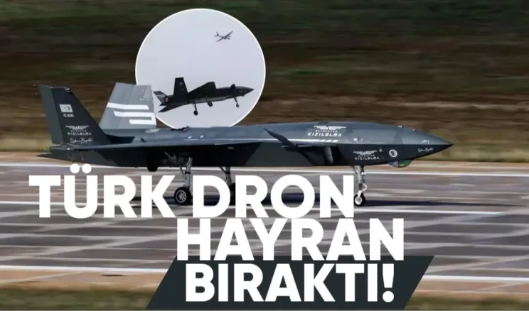 F-35’i Sollayacak Türk Dron: Gövde Gösterisiyle Hayran Bıraktı