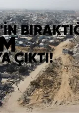 İsrail’in Gazze’nin Tel el-Hava Mahallesi’nde Bıraktığı Yıkım Ortaya Çıktı