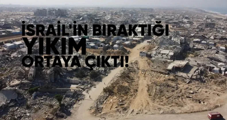 İsrail’in Gazze’nin Tel el-Hava Mahallesi’nde Bıraktığı Yıkım Ortaya Çıktı