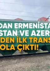 Rusya’dan Ermenistan’a Gürcistan ve Azerbaycan Üzerinden İlk Transit Tren Yola Çıktı